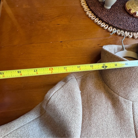 J.Crew City Coat Wool blend Camel Tan Size 2 - Picture 12 of 15